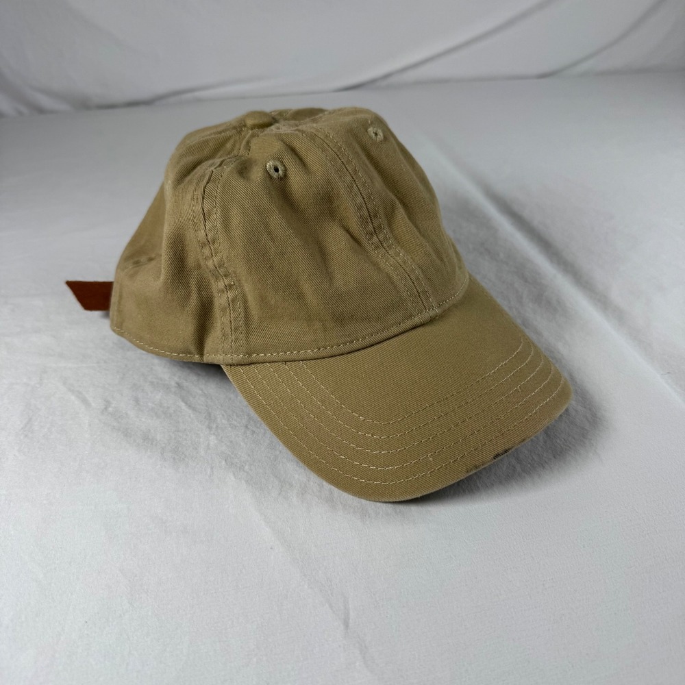Madewell Women's Size One Size Tan Leather Strapback MD497 Baseball Cap